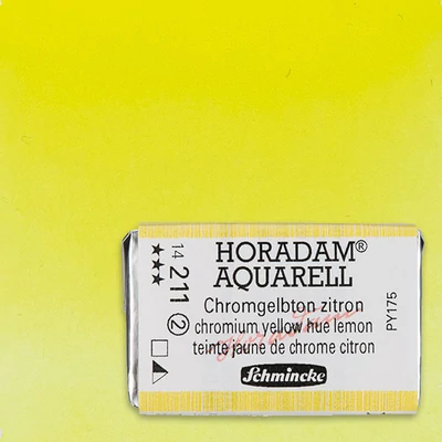 Schmincke Horadam akvarellfesték, 1/1 szilkés - 211, chromium yellow hue lemon
