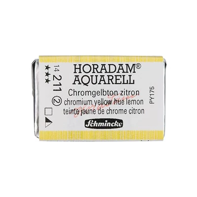 Schmincke Horadam akvarellfesték, 1/1 szilkés - 211, chromium yellow hue lemon