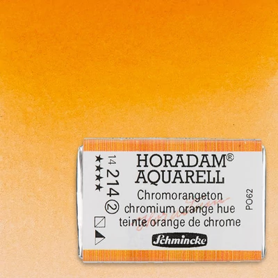 Schmincke Horadam akvarellfesték, 1/1 szilkés - 214, chromium orange hue