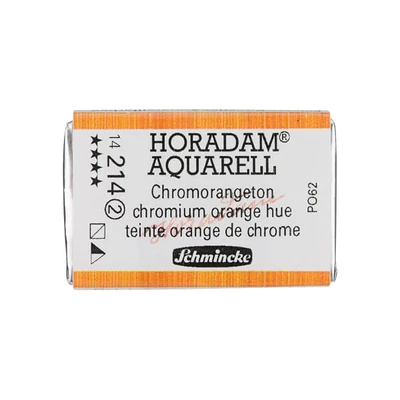 Schmincke Horadam akvarellfesték, 1/1 szilkés - 214, chromium orange hue