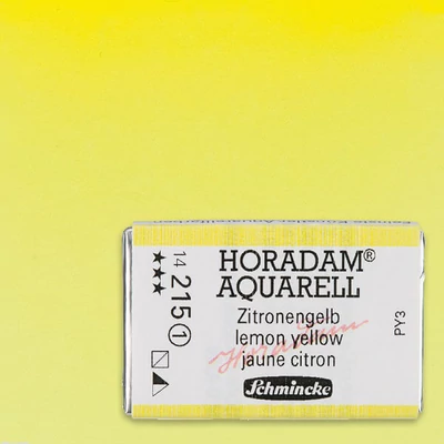 Schmincke Horadam akvarellfesték, 1/1 szilkés - 215, lemon yellow