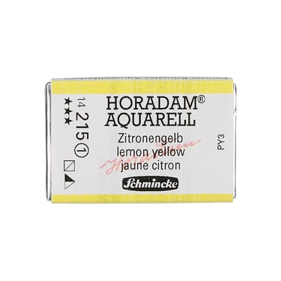 Schmincke Horadam akvarellfesték, 1/1 szilkés - 215, lemon yellow