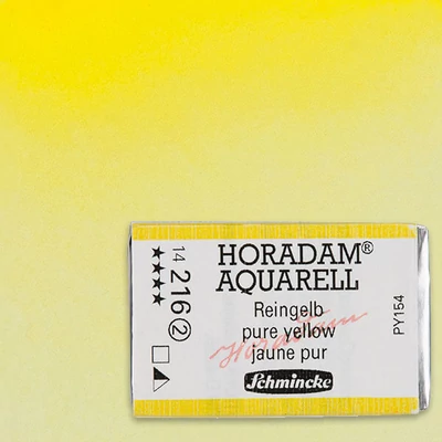 Schmincke Horadam akvarellfesték, 1/1 szilkés - 216, pure yellow