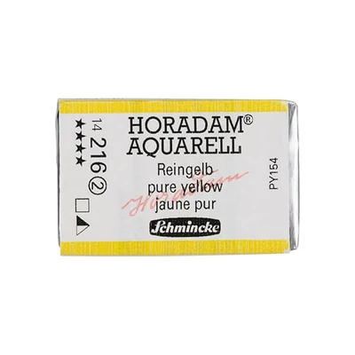 Schmincke Horadam akvarellfesték, 1/1 szilkés - 216, pure yellow