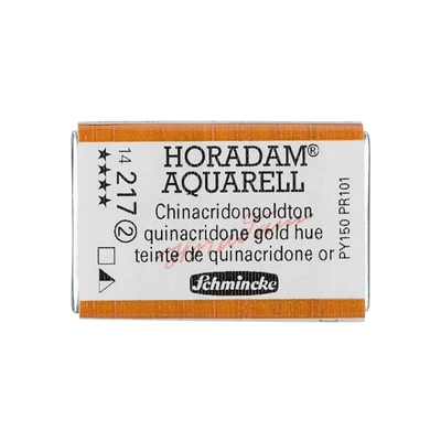 Schmincke Horadam akvarellfesték, 1/1 szilkés - 217, quinacridone gold hue