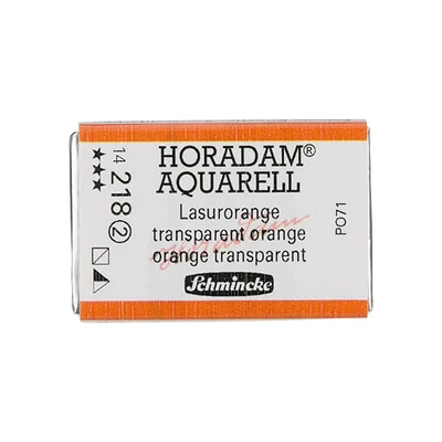 Schmincke Horadam akvarellfesték, 1/1 szilkés - 218, transparent orange
