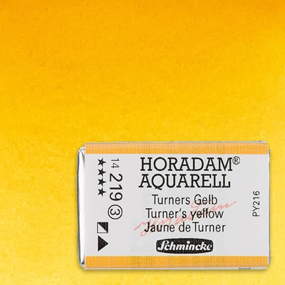 Schmincke Horadam akvarellfesték, 1/1 szilkés - 219, turner's yellow