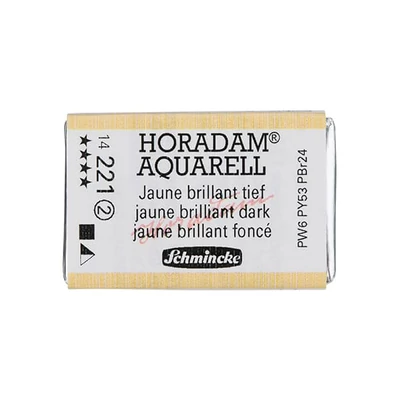 Schmincke Horadam akvarellfesték, 1/1 szilkés - 221, jaune brilliant dark