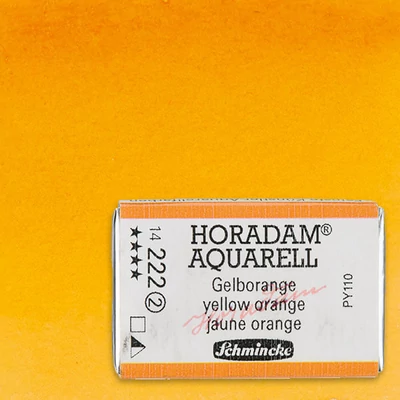 Schmincke Horadam akvarellfesték, 1/1 szilkés - 222, yellow orange