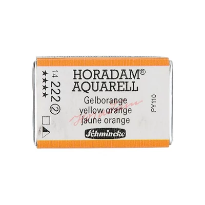 Schmincke Horadam akvarellfesték, 1/1 szilkés - 222, yellow orange