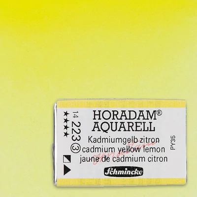 Schmincke Horadam akvarellfesték, 1/1 szilkés - 223, cadmium yellow lemon
