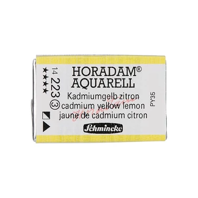 Schmincke Horadam akvarellfesték, 1/1 szilkés - 223, cadmium yellow lemon