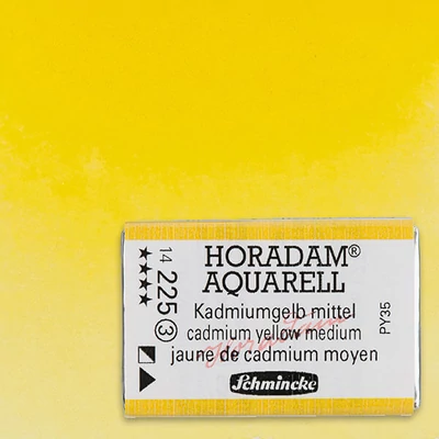 Schmincke Horadam akvarellfesték, 1/1 szilkés - 225, cadmium yellow medium