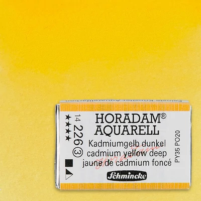 Schmincke Horadam akvarellfesték, 1/1 szilkés - 226, cadmium yellow deep