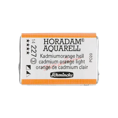 Schmincke Horadam akvarellfesték, 1/1 szilkés - 227, cadmium orange light