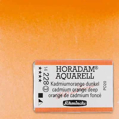 Schmincke Horadam akvarellfesték, 1/1 szilkés - 228, cadmium orange deep