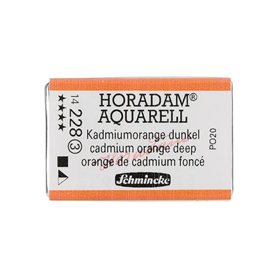 Schmincke Horadam akvarellfesték, 1/1 szilkés - 228, cadmium orange deep