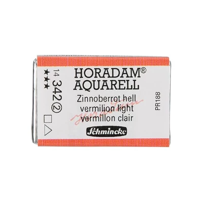 Schmincke Horadam akvarellfesték, 1/1 szilkés - 342, vermilion light