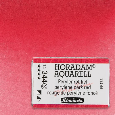 Schmincke Horadam akvarellfesték, 1/1 szilkés - 344, perylene dark red
