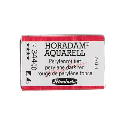 Schmincke Horadam akvarellfesték, 1/1 szilkés - 344, perylene dark red