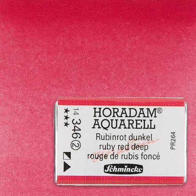 Schmincke Horadam akvarellfesték, 1/1 szilkés - 346, ruby red deep