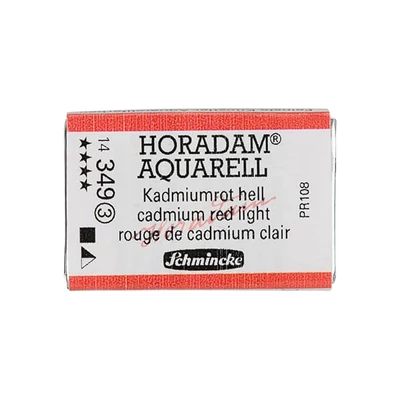 Schmincke Horadam akvarellfesték, 1/1 szilkés - 349, cadmium red light