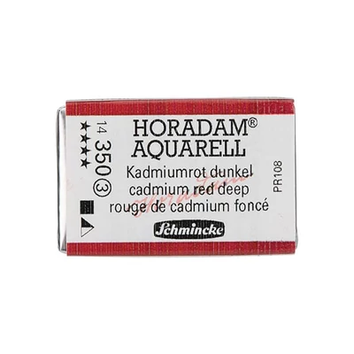 Schmincke Horadam akvarellfesték, 1/1 szilkés - 350, cadmium red deep