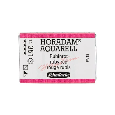 Schmincke Horadam akvarellfesték, 1/1 szilkés - 351, ruby red