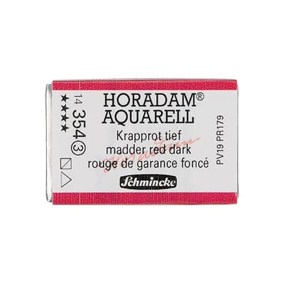 Schmincke Horadam akvarellfesték, 1/1 szilkés - 354, madder red dark