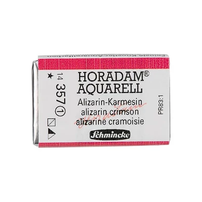 Schmincke Horadam akvarellfesték, 1/1 szilkés - 357, alizarin crimson