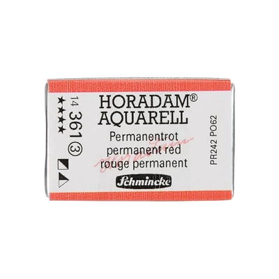 Schmincke Horadam akvarellfesték, 1/1 szilkés - 361, permanent red
