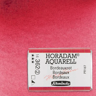 Schmincke Horadam akvarellfesték, 1/1 szilkés - 362, bordeaux