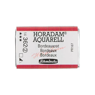 Schmincke Horadam akvarellfesték, 1/1 szilkés - 362, bordeaux