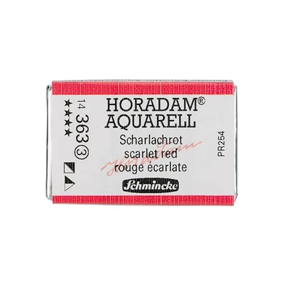 Schmincke Horadam akvarellfesték, 1/1 szilkés - 363, scarlet red