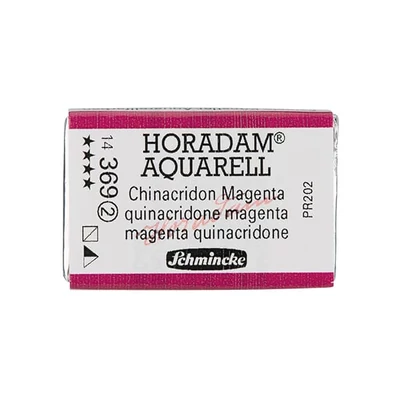 Schmincke Horadam akvarellfesték, 1/1 szilkés - 369, quinacridone magenta