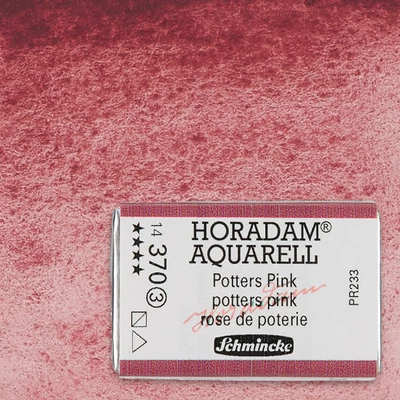 Schmincke Horadam akvarellfesték, 1/1 szilkés, granuláló - 370, potters pink