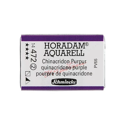 Schmincke Horadam akvarellfesték, 1/1 szilkés - 472, quinacridone purple