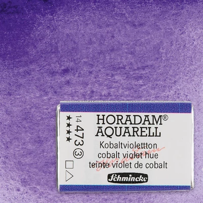 Schmincke Horadam akvarellfesték, 1/1 szilkés, granuláló - 473, cobalt violet hue