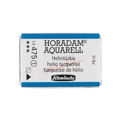 Schmincke Horadam akvarellfesték, 1/1 szilkés - 475, helio turquoise