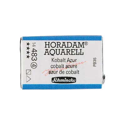 Schmincke Horadam akvarellfesték, 1/1 szilkés, granuláló - 483, cobalt azure