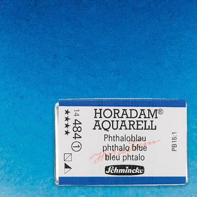 Schmincke Horadam akvarellfesték, 1/1 szilkés - 484, phthalo blue