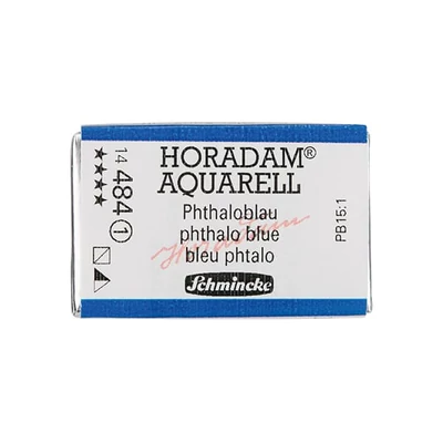 Schmincke Horadam akvarellfesték, 1/1 szilkés - 484, phthalo blue