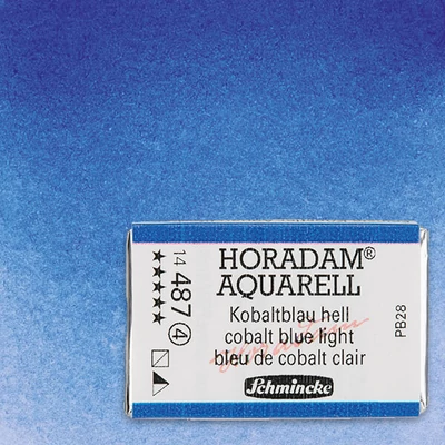 Schmincke Horadam akvarellfesték, 1/1 szilkés - 487, cobalt blue light