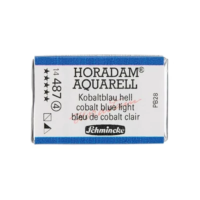 Schmincke Horadam akvarellfesték, 1/1 szilkés - 487, cobalt blue light