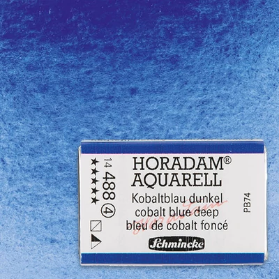 Schmincke Horadam akvarellfesték, 1/1 szilkés, granuláló - 488, cobalt blue deep