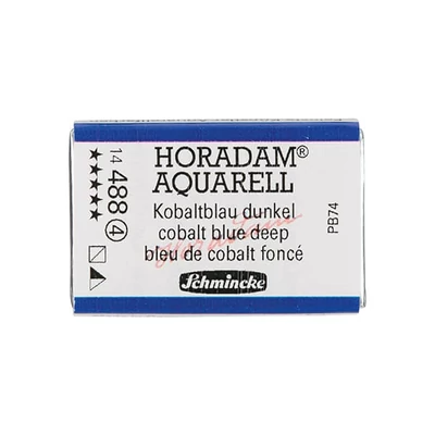 Schmincke Horadam akvarellfesték, 1/1 szilkés, granuláló - 488, cobalt blue deep