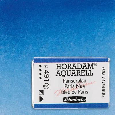 Schmincke Horadam akvarellfesték, 1/1 szilkés - 491, paris blue
