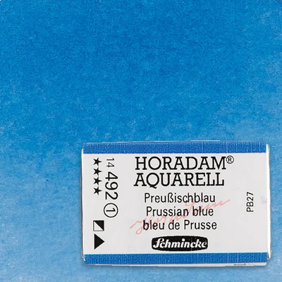Schmincke Horadam akvarellfesték, 1/1 szilkés - 492, prussian blue