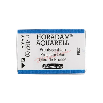 Schmincke Horadam akvarellfesték, 1/1 szilkés - 492, prussian blue