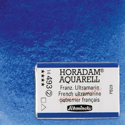 Schmincke Horadam akvarellfesték, 1/1 szilkés, granuláló - 493, french ultramarine